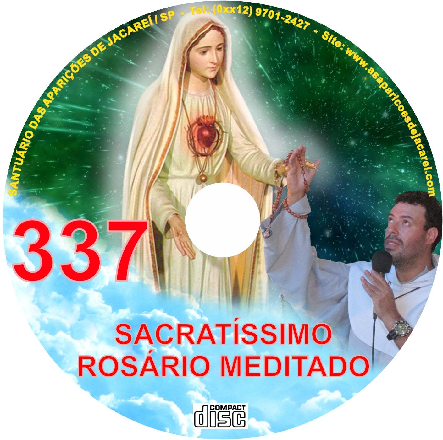 CD Rosário Meditado 337 CD Rosário Meditado 337